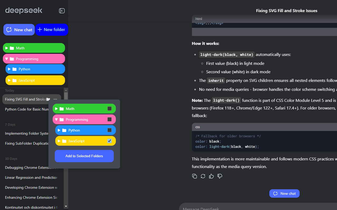 Add conversations screenshot